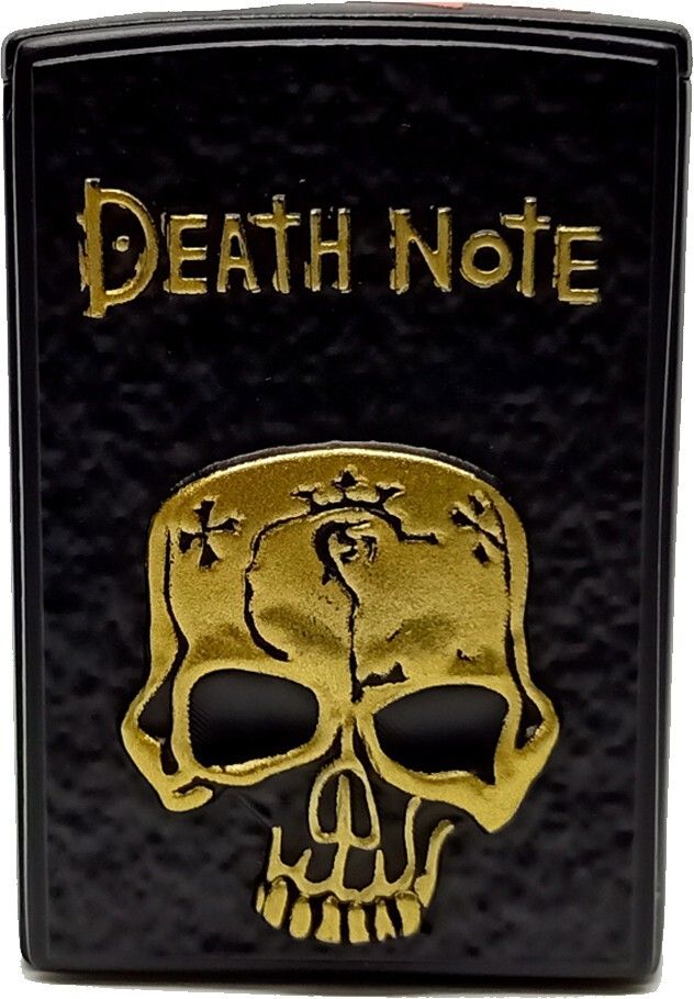 Premium Metal Essential Refillable Death Note Pattern Designer Lighter - Slim Design - Windproof Lighter for Smoking Pocket Lighter-image-26