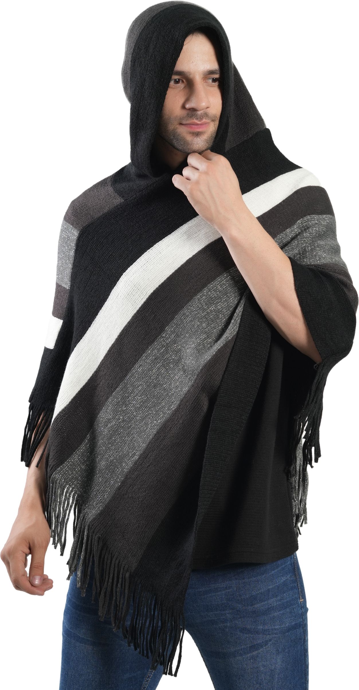 manra Wool Blend Poncho-picture-20