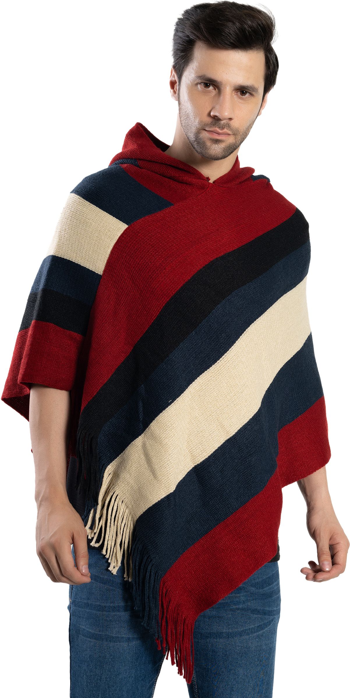 Wool Blend Poncho-image-32