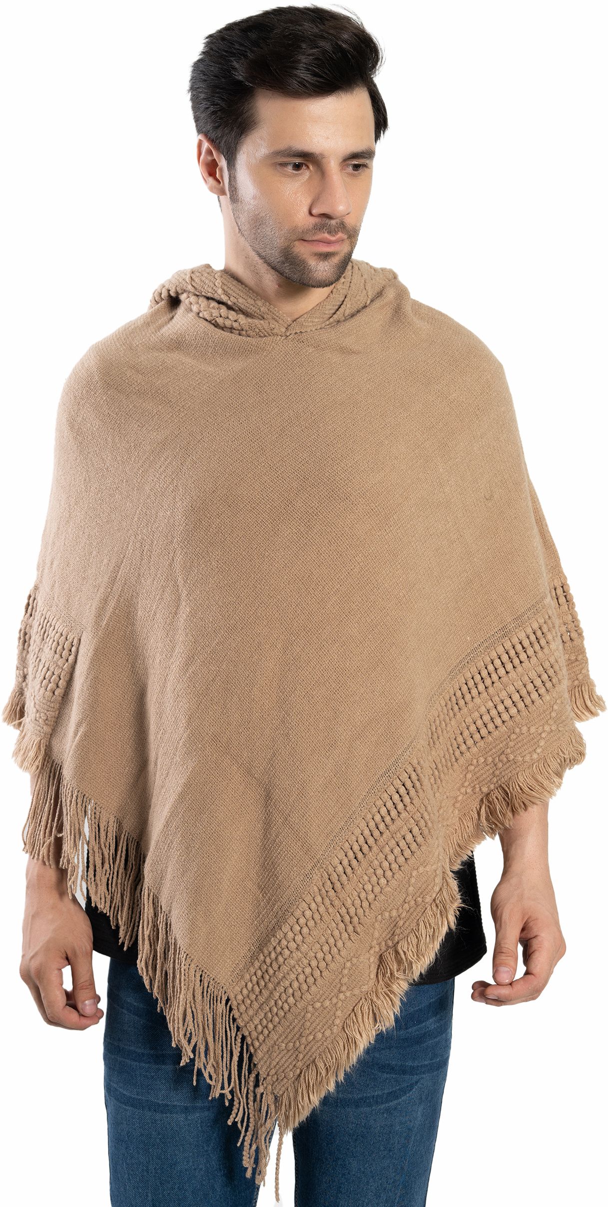 manra Wool Blend Poncho-picture-10
