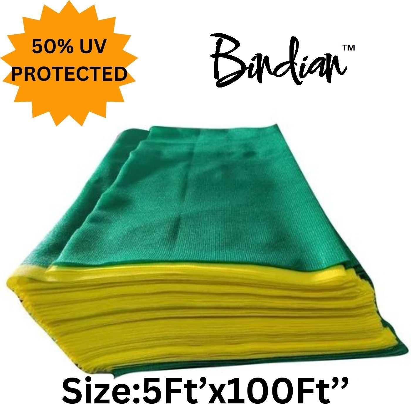 Shade Net 5x100 feet green net 50% UV Block Multipurpose for Garden/Balcony Portable Green House-image-24