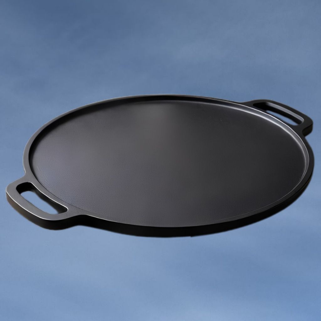 velvora Premium Round Flat Surface for Family Style Cooking Tawa 30 cm diameter with Lid-picture-43
