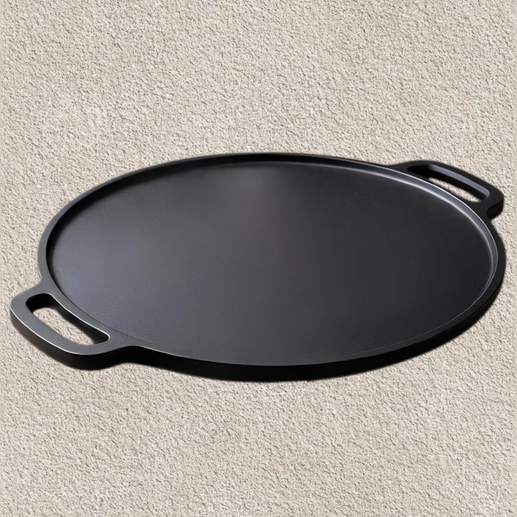 velvora Premium Wide Round Griddle Plate for Even Heat Cooking Tawa 30 cm diameter with Lid-picture-26