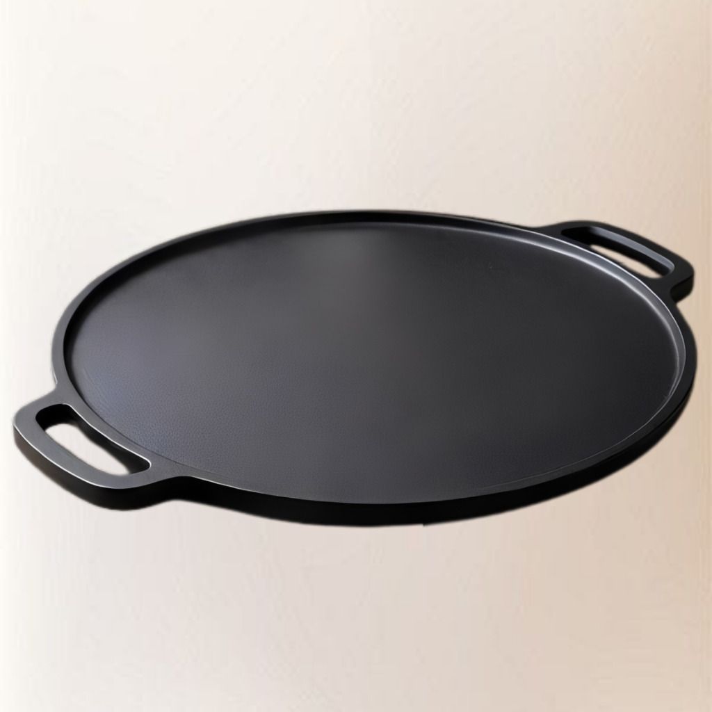 velvora Premium Round Flat Cooking Griddle for Family Recipes Tawa 30 cm diameter with Lid-picture-20