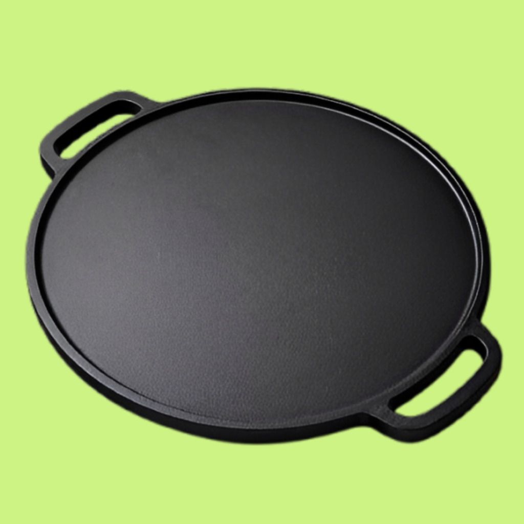 Ultra Durable Flat Top Cooking Surface for Long Term Kitchen Use Tawa 30 cm diameter with Lid-image-38