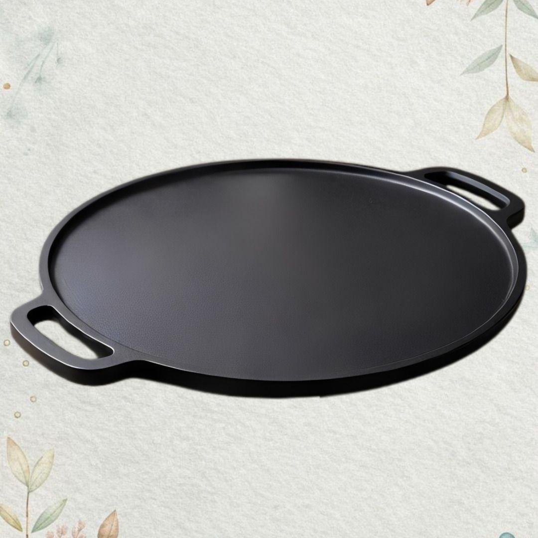 velvora Royal Cooking Griddle Plate for Family Dining Tawa 30 cm diameter with Lid-picture-20