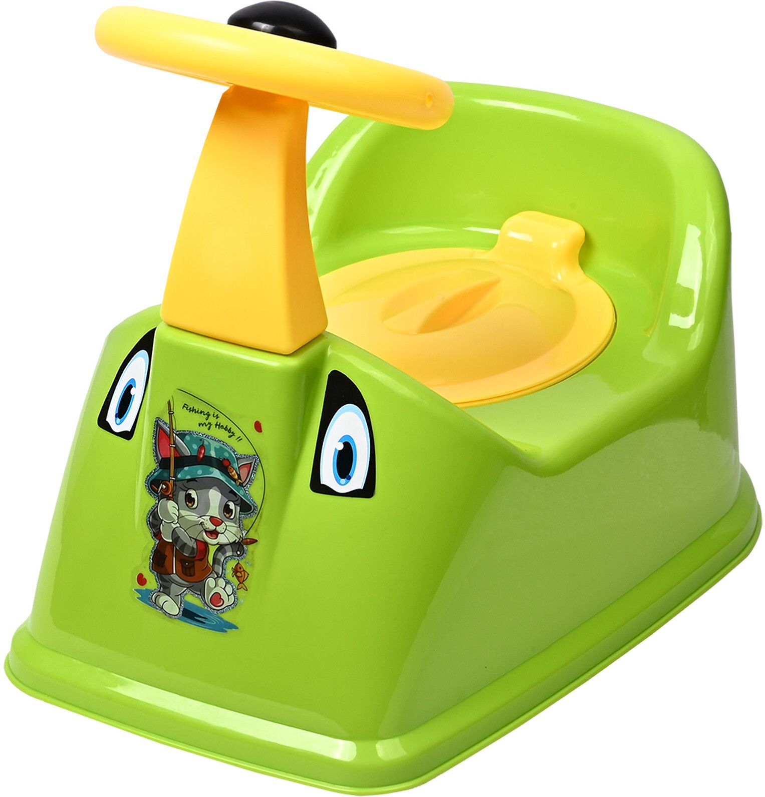 Best Car Style Baby Potty Seat with Removable Tray for Kids EWJ22 Potty Box