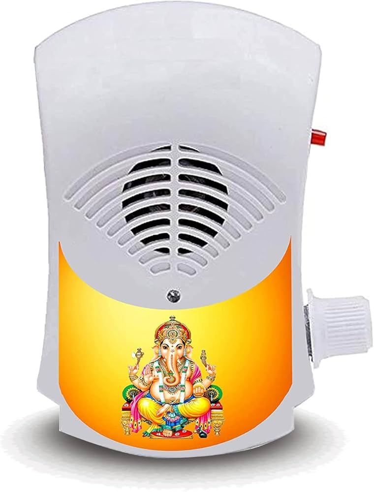 enmora Mantra Device Electric 35 In 1 Gayatri Continuous Mantra Chanting Bell DKM7 Prayer Kit-picture-12