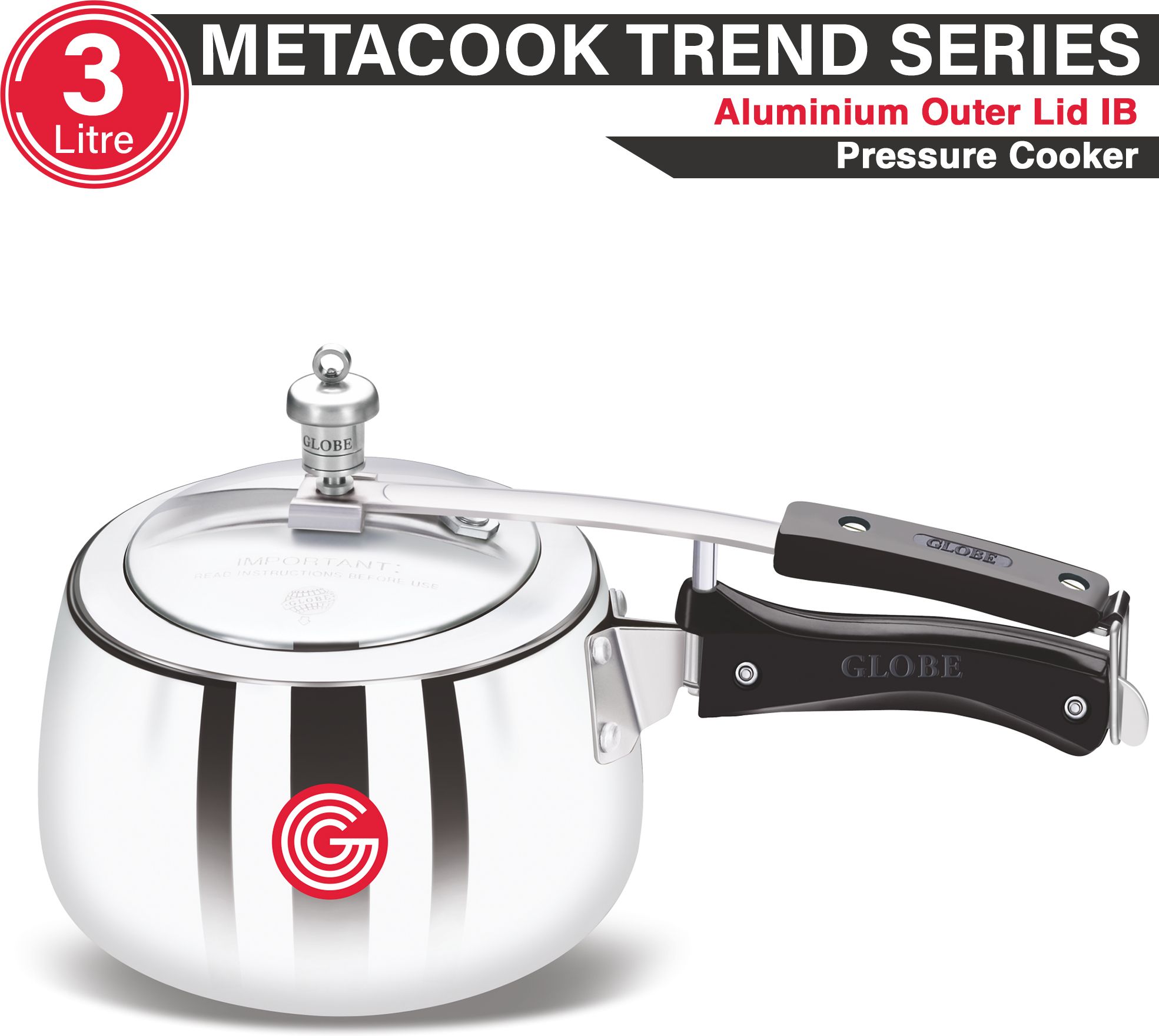 Meta Cook TrendInduction Base with Inner Lid |6 Years Warranty 3 L Induction Bottom Pressure Cooker-image-45