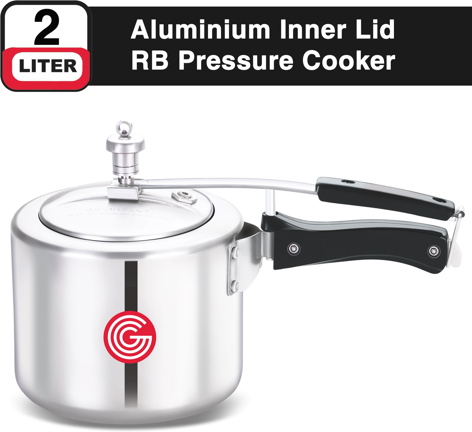 globe Kiwi Regular Base with Inner Lid|6 Years Warranty 2 L Pressure Cooker-picture-42