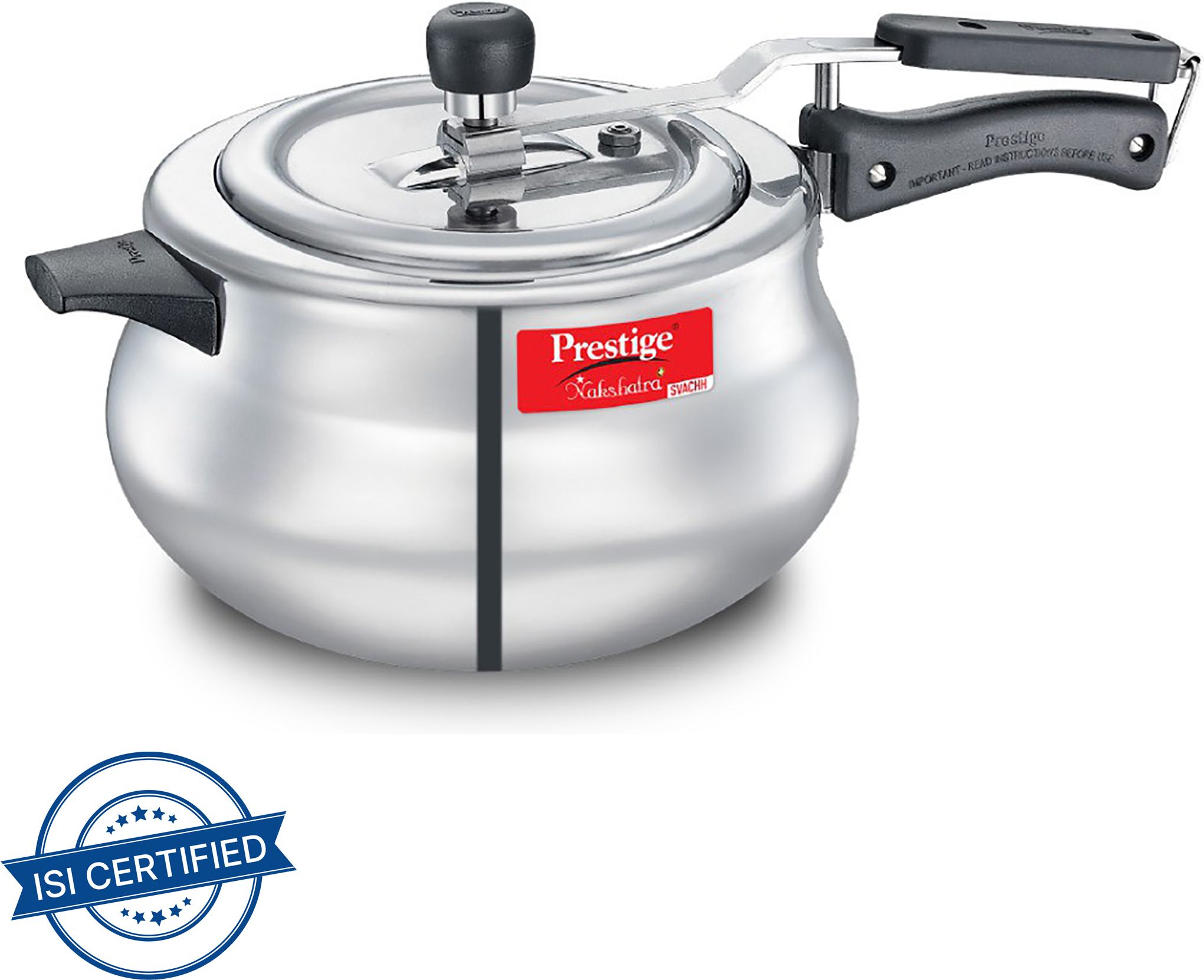 prestige Svachh Nakshatra Plus Handi 5 L Induction Bottom Pressure Cooker-picture-22