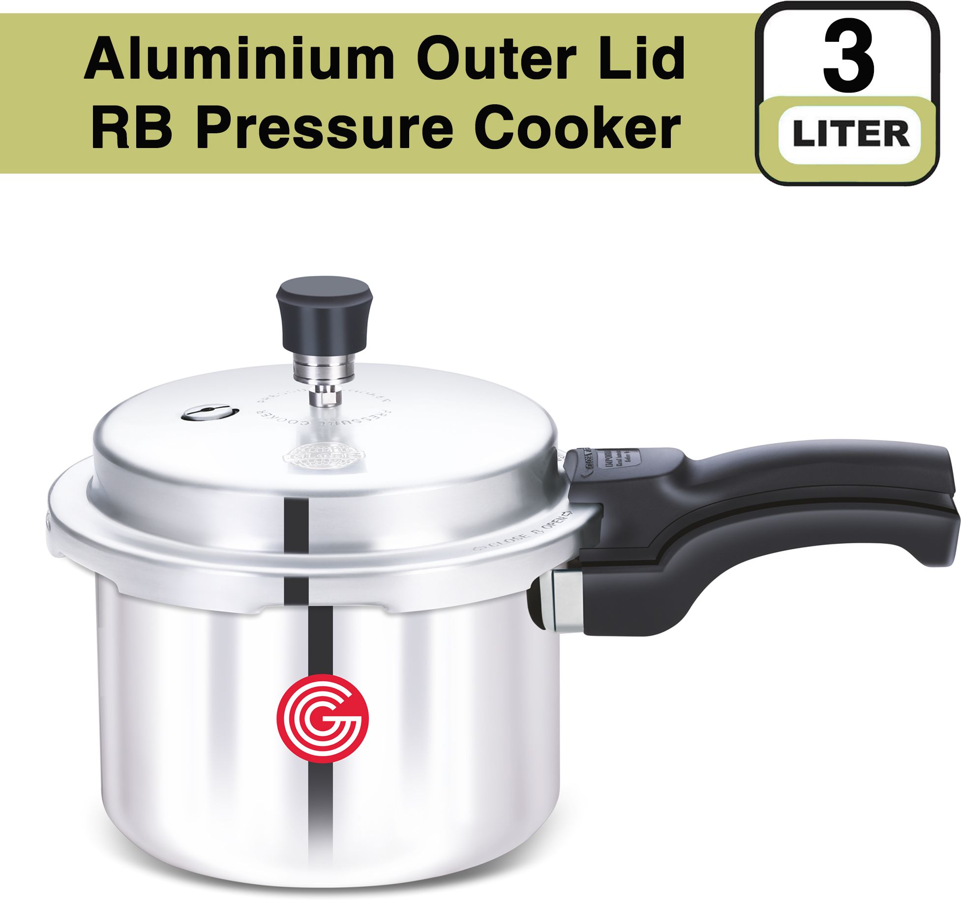 Eagle Regular Base with Outer Lid |6 Years Warranty 3 L Pressure Cooker-image-32