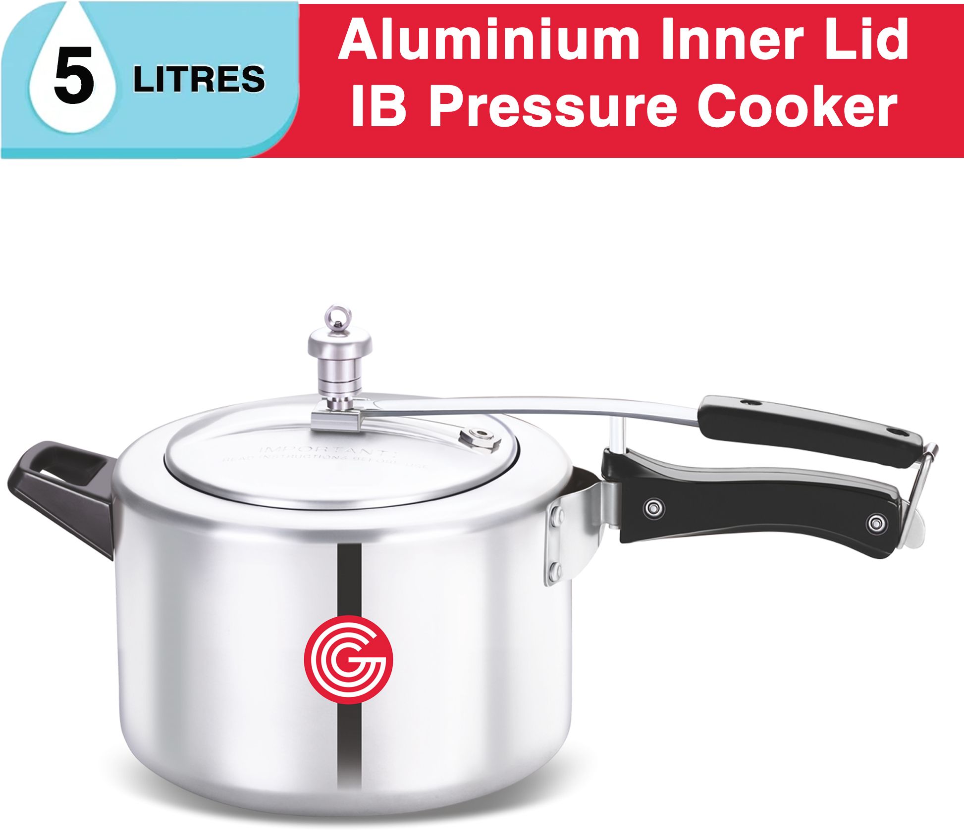 globe Kiwi Induction Base with Inner Lid |6 Years Warranty 5 L Induction Bottom Pressure Cooker-picture-36