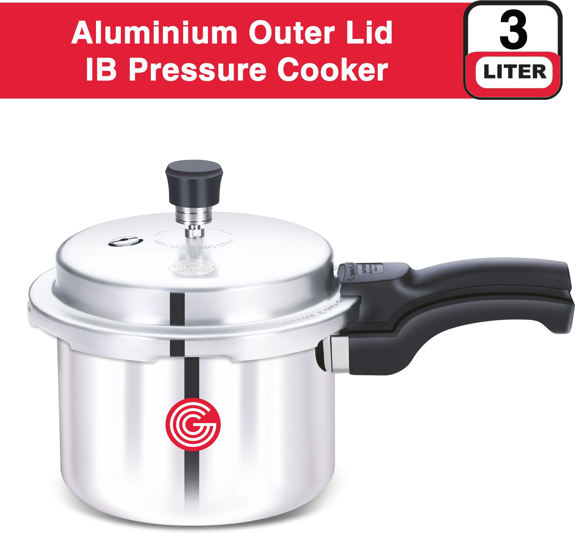 Eagle Induction Base with Outer Lid |6 Years Warranty 3 L Induction Bottom Pressure Cooker-image-9