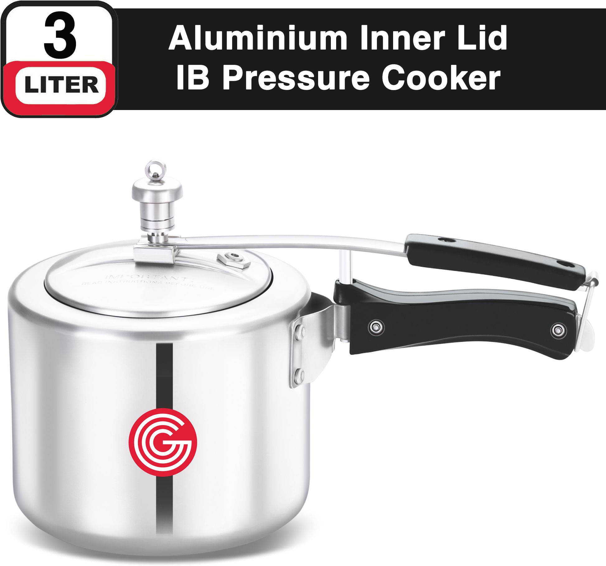 globe Kiwi Induction Base with Inner Lid |6 Years Warranty 3 L Induction Bottom Pressure Cooker-picture-33