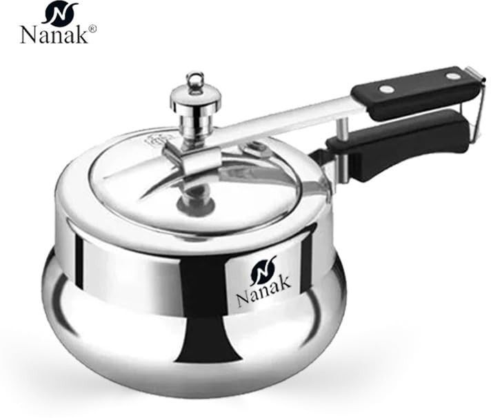 2LTR HANDI SHAPE ALUMINIUM PRESSURE COOKER INDUCTION COMPATIBLE PRESSURE COOKER 2 L Induction Bottom Pressure Cooker-image-16