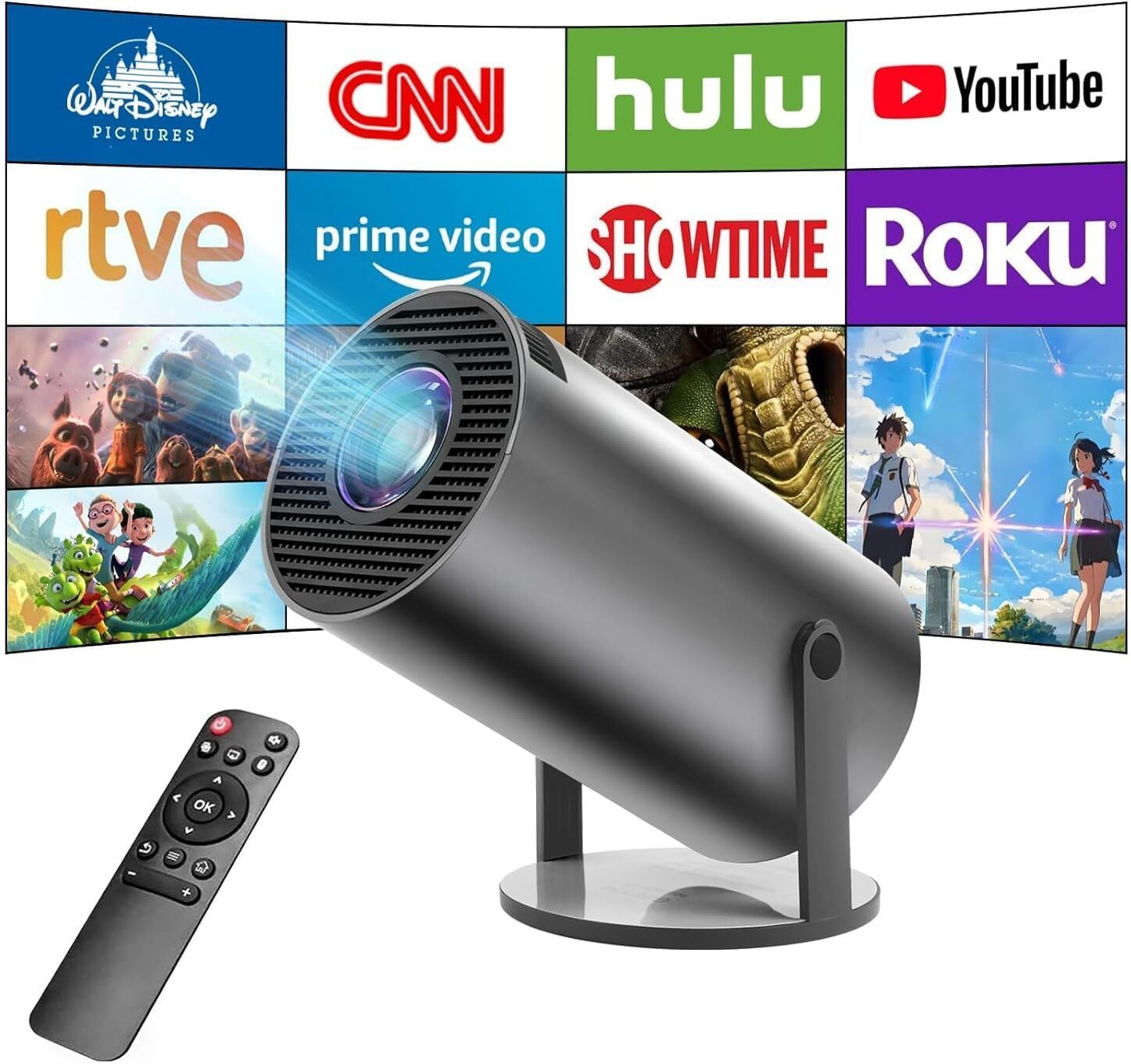 4uonly Crystal-clear Full HD projection with sharp detail Ax19 Projector Screen (Width 115.5 cm x 44.5 cm Height)-image-8