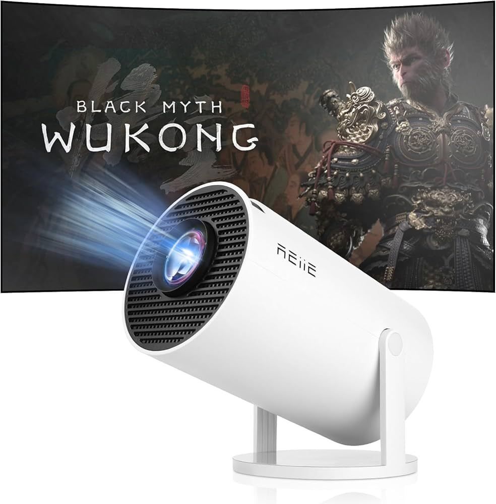 ENMORA SSE_Portable Mini Projector, 4K 1080P Full HD Projector VG1 (2200 lm / Remote Controller) Portable Projector-image-8