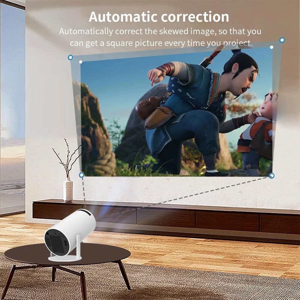 ENMORA Best 4k Small Android Projectors For Home in Good Quality UNZ18 Projector Screen (Width 115.5 cm x 44.5 cm Height)-image-19
