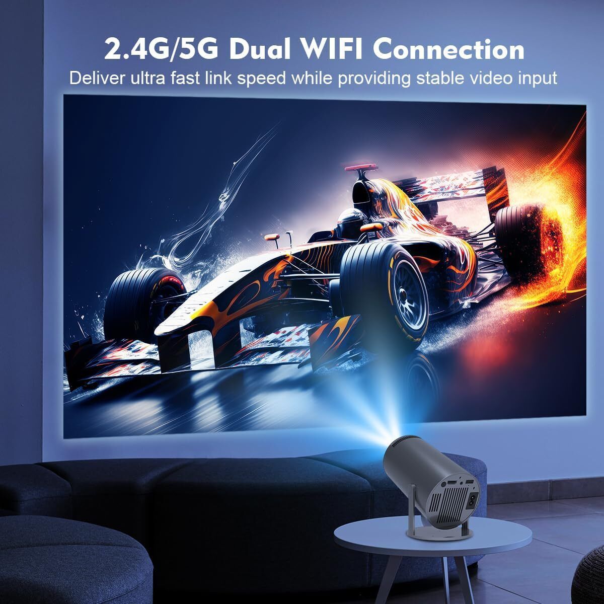 4uonly Crystal-clear Full HD projection with sharp detail Ax22 Projector Screen (Width 115.5 cm x 44.5 cm Height)-image-43