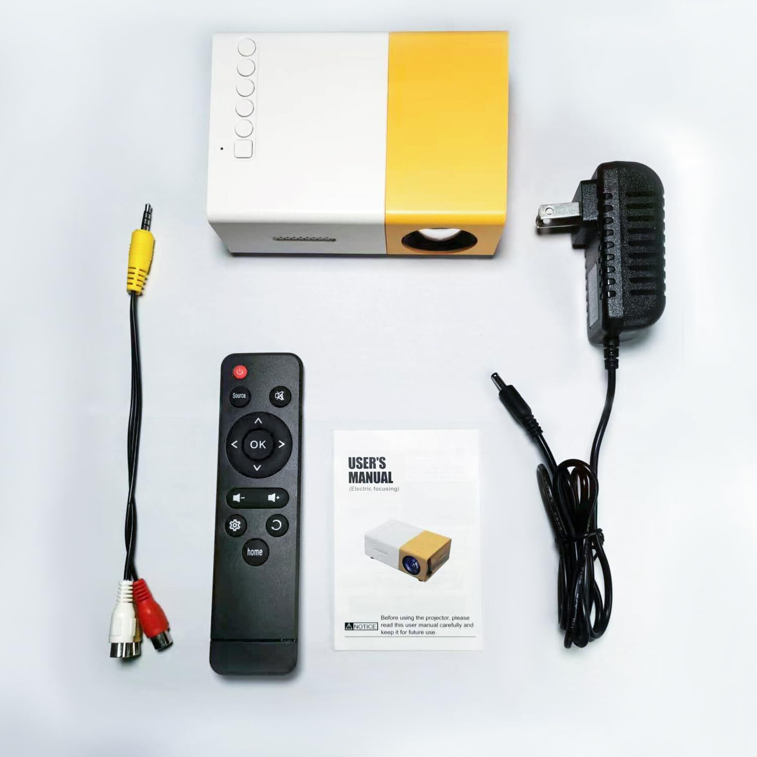 ENMORA LED Corded Cinema Full HD Portable Projector led tv CAQ25 Projector Screen (Width 5 cm x 10 cm Height)-image-28