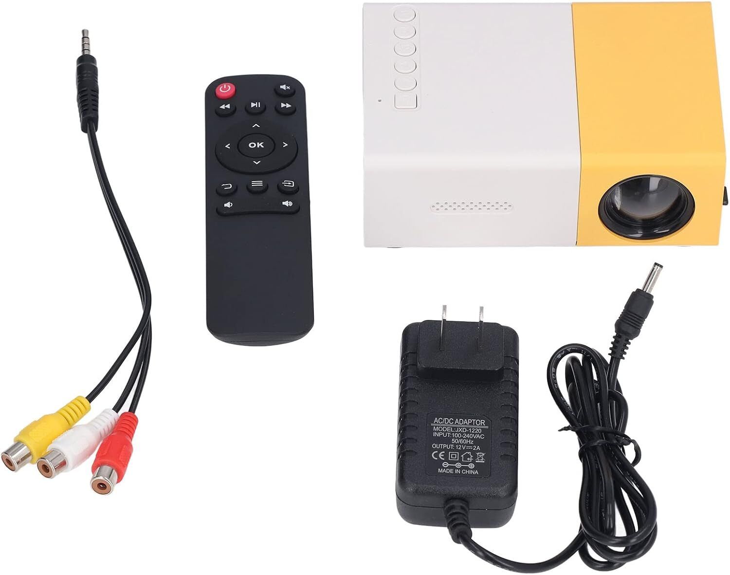 CZECH Portable 1080P Video Projector BHK5 Projector Screen (Width 115.5 cm x 44.5 cm Height)-image-21