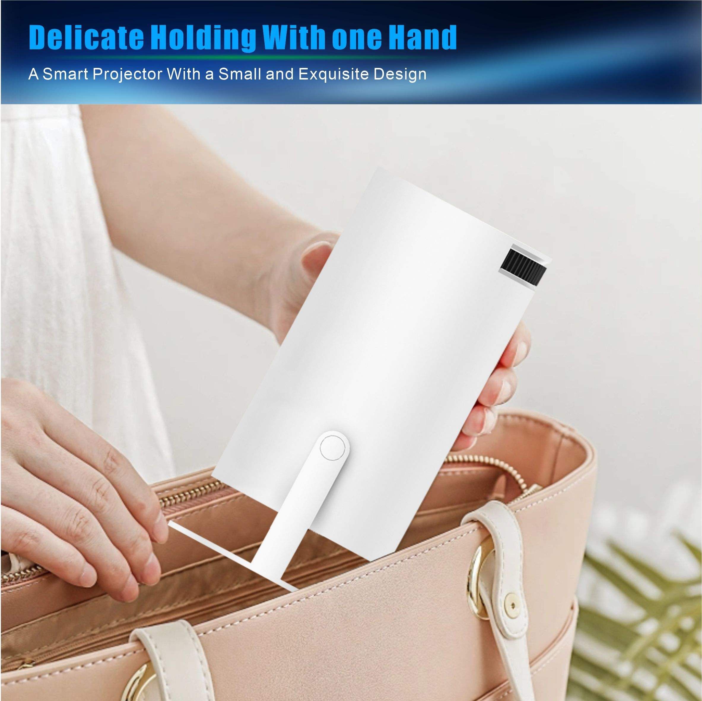 4uonly Buy Best Portable LED Mini Home Theater, Video Projector WSH27 Projector Screen (Width 115.5 cm x 44.5 cm Height)-image-1
