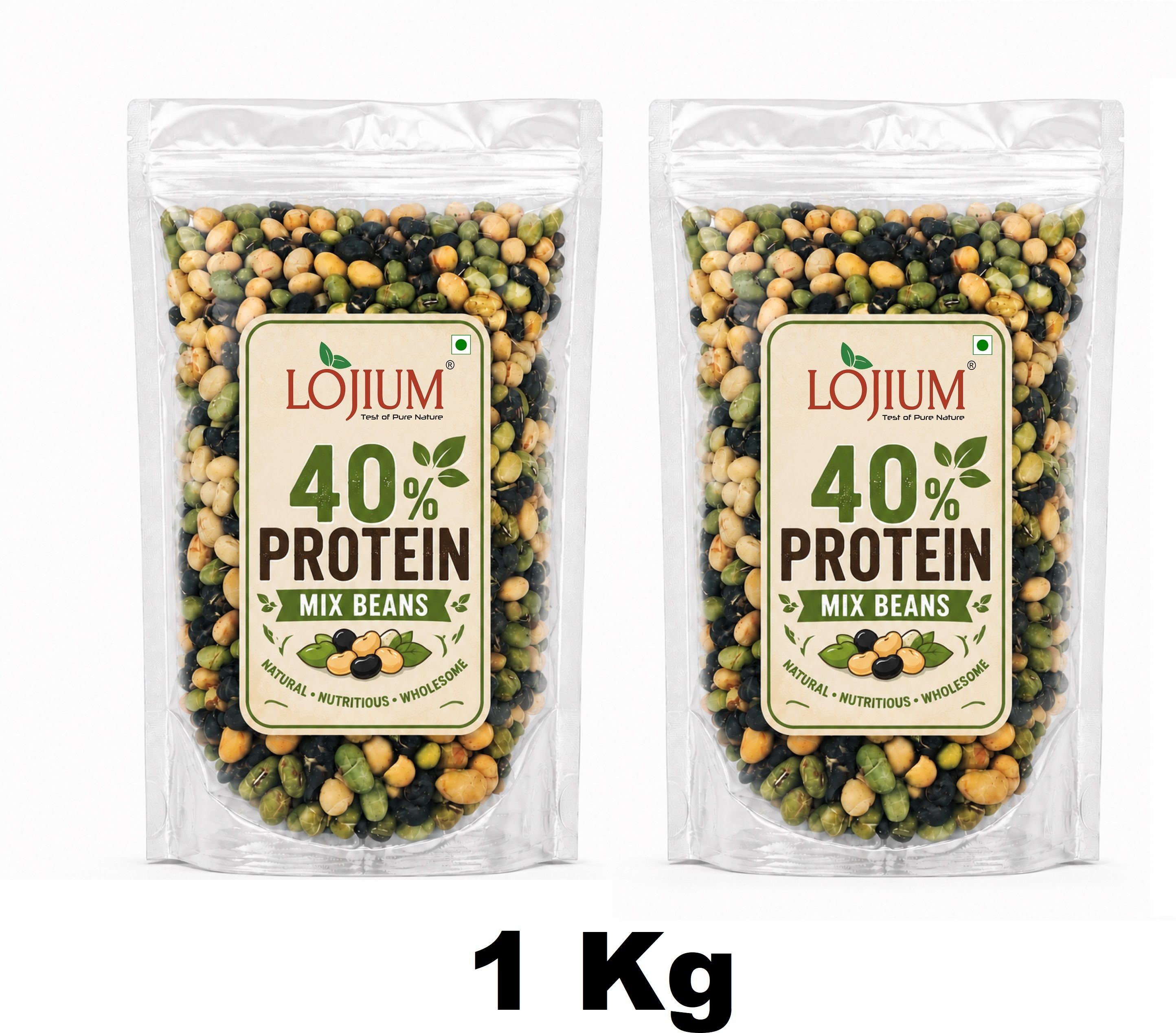 lojium Protein Mix Beans 40% Protein | High Protein| Natural Plant-Based | Vegan (1 Kg) Plant-Based Protein-picture-12