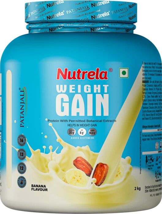 nutrela WEIGHT GAIN PROTEIN WITH PERMITTED BOTANICAL EXTRATCS Whey Protein-picture-9