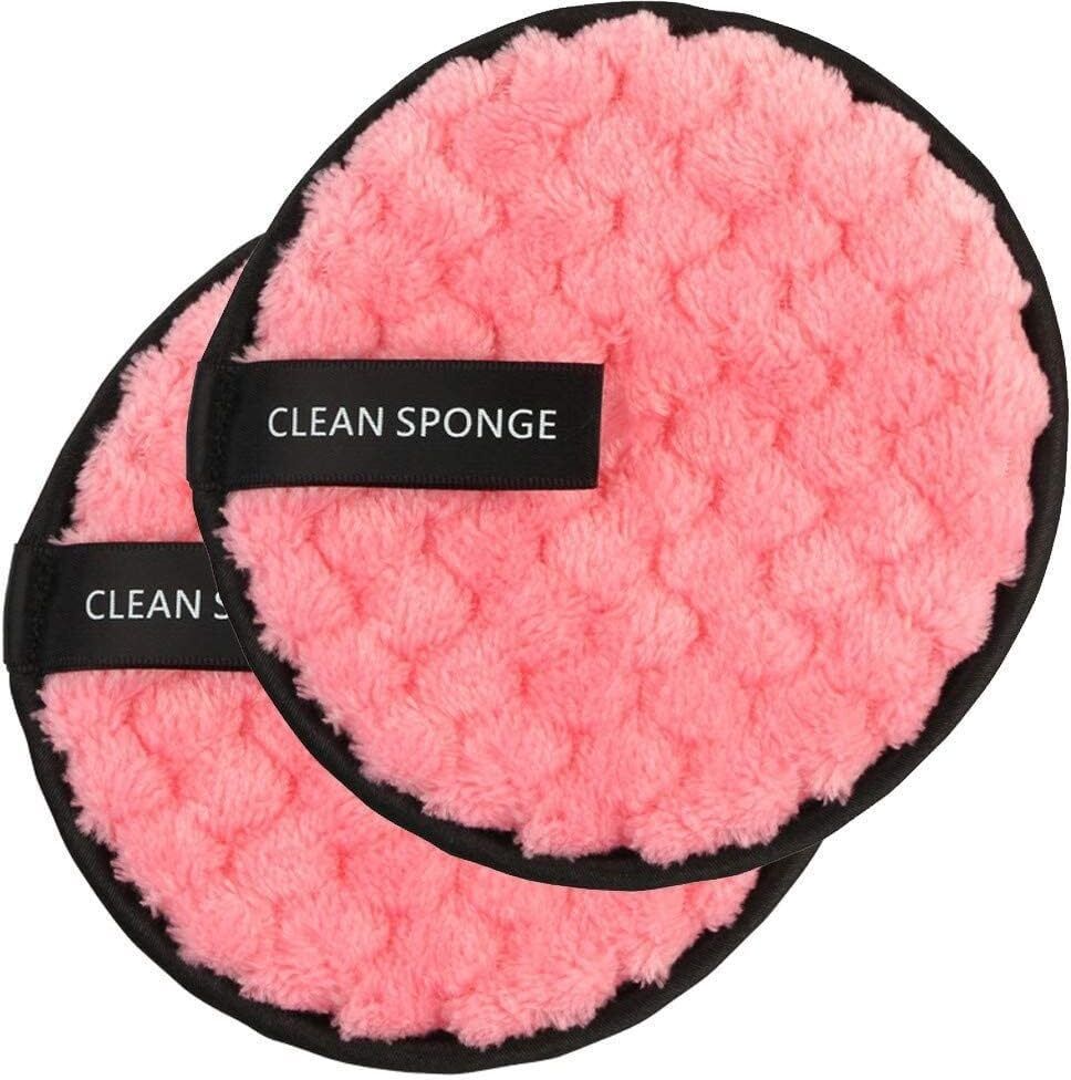 New Facial Powder Puff/Spong Cream Applicator Sponge Smooth Pads (Pack Of 2)-image-4