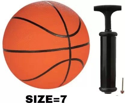 dinetic HIGH QUALITY BASKETBALL WITH HAND PUMP Basketball - Size: 7-picture-41