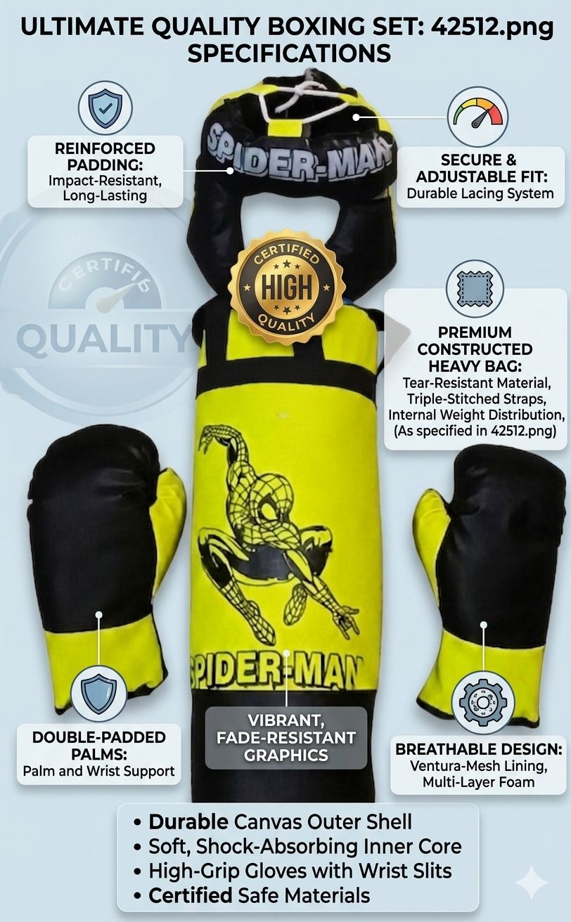 shree enterprises HANGING PUNCHING KIT SET SPIDER MAN Hanging Bag-picture-33