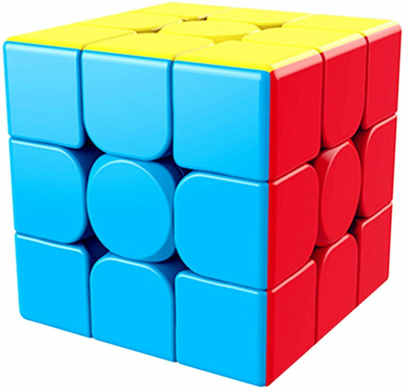 manish MeiLong 3C 3x3x3 High Speed Stickerless Magic Puzzle Cube image 1