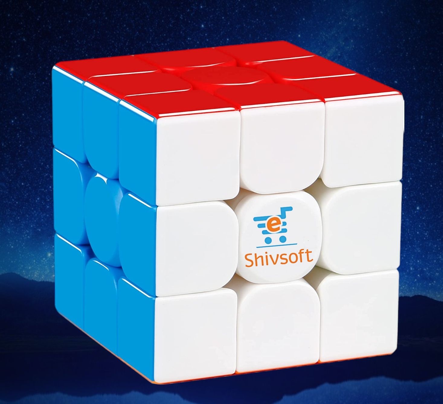 Speed Cube 3x3 High Speed Smooth Mooving Cube -11051-image-0