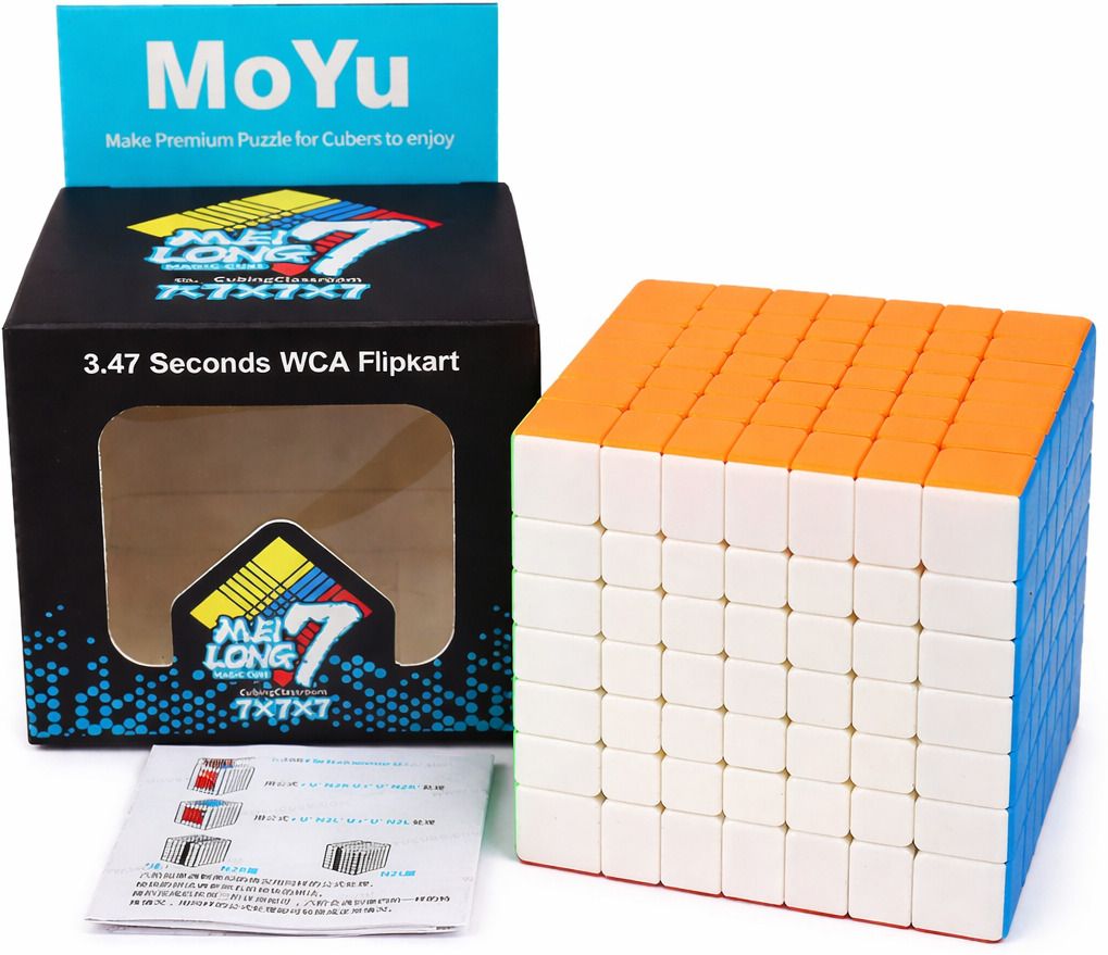 MoYu 7x7x7 Stickerless Speed Cube, High-Performance Magic Puzzle for Speedcubers-image-40