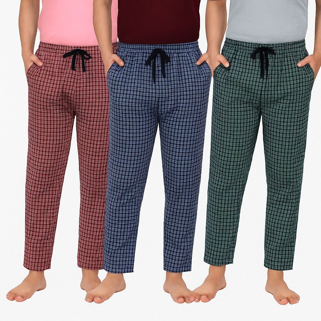 ajh fashion Pack of 3 Men Pyjama-picture-21