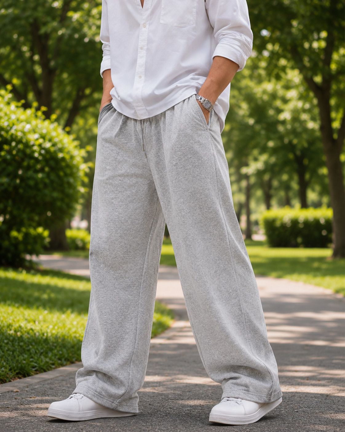 veerbhadra Men's Relaxed Fit Straight-Leg Lounge Lower with Drawstring Waist Men Pyjama-picture-37