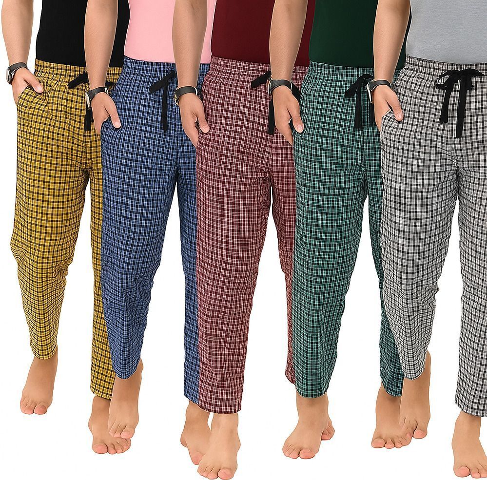 ajh fashion Pack of 5 Men Pyjama-picture-10