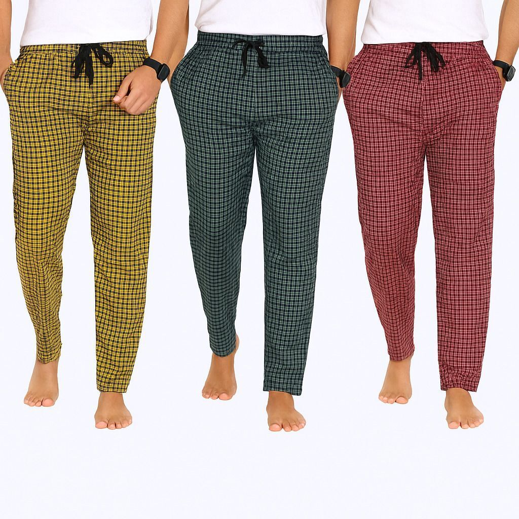 ajh fashion Pack of 3 Men Pyjama-picture-34