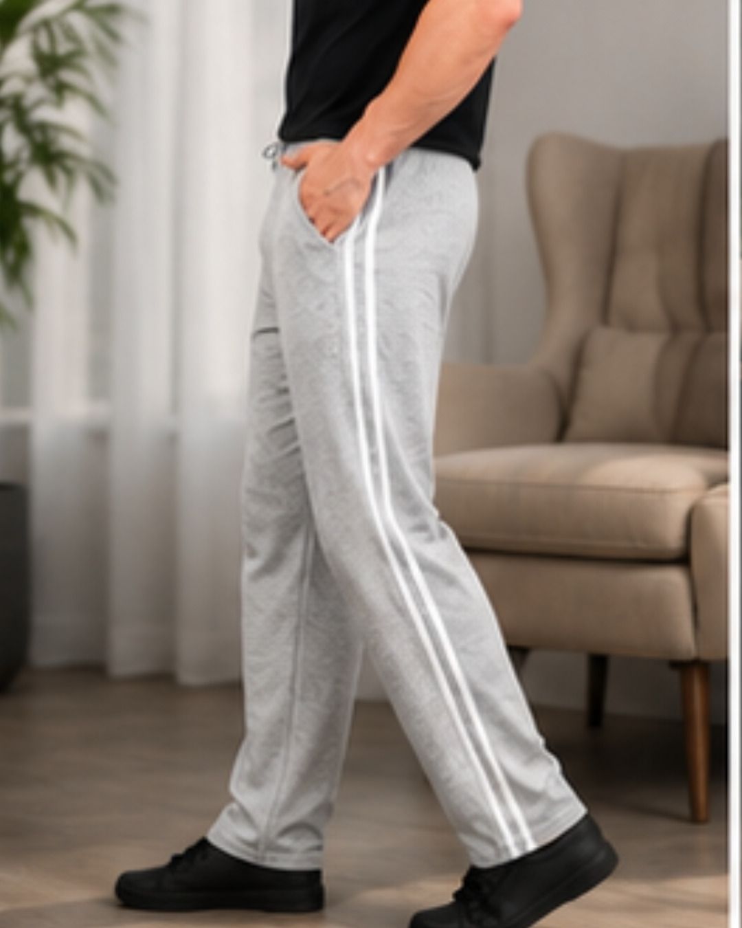 veerbhadra Men's Relaxed Fit Straight-Leg Lounge Lower with Drawstring Waist Men Pyjama-picture-27