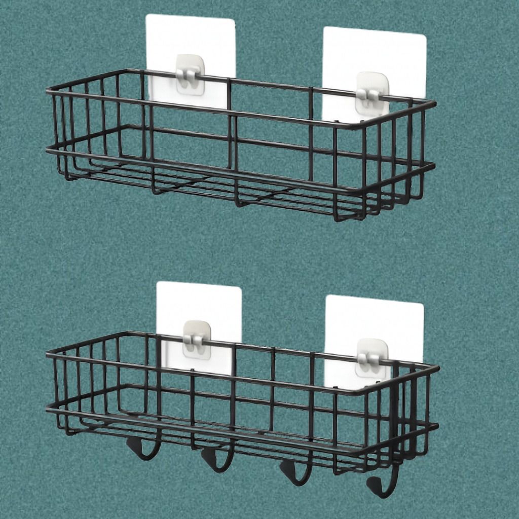 steelhaven Elite Iron Wall Storage Shelf Bathroom Utility Rack Iron, Steel Wall Shelf-picture-27