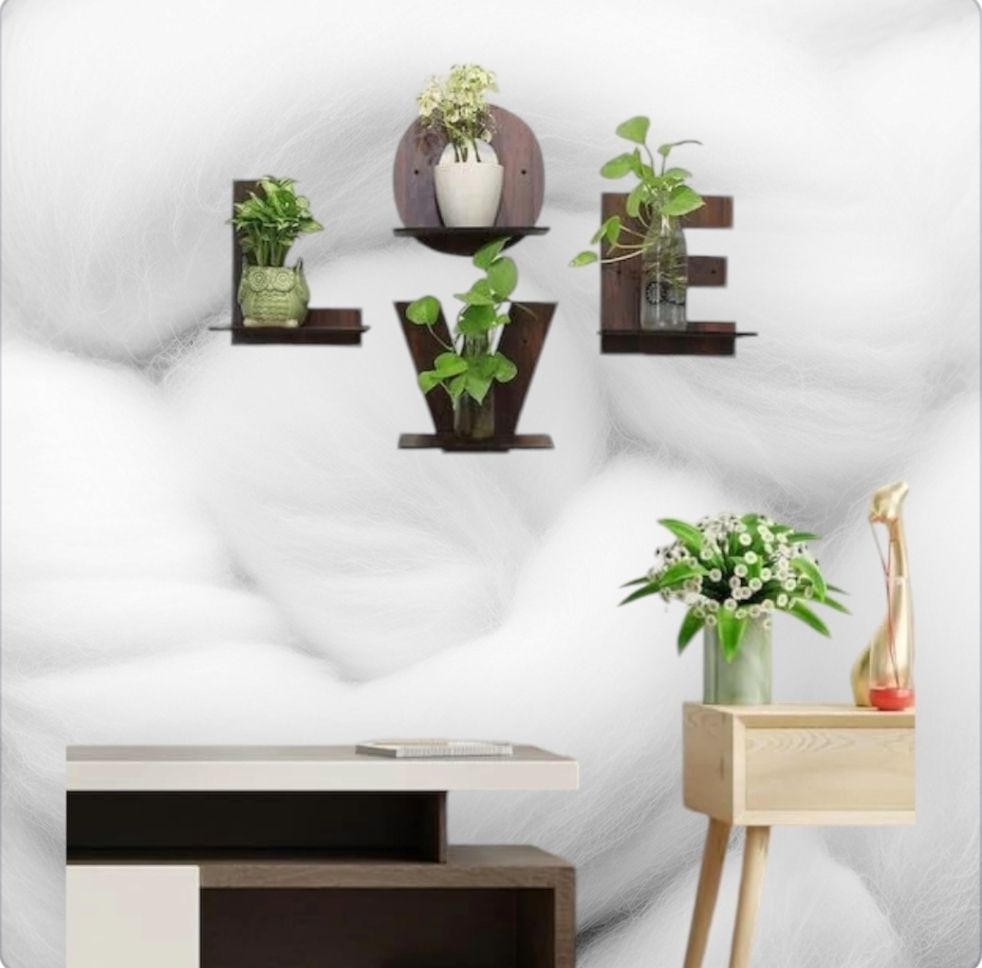 Love Home Decor Wall Shelf Wall Decorative Item hanging Room /Office Decor
