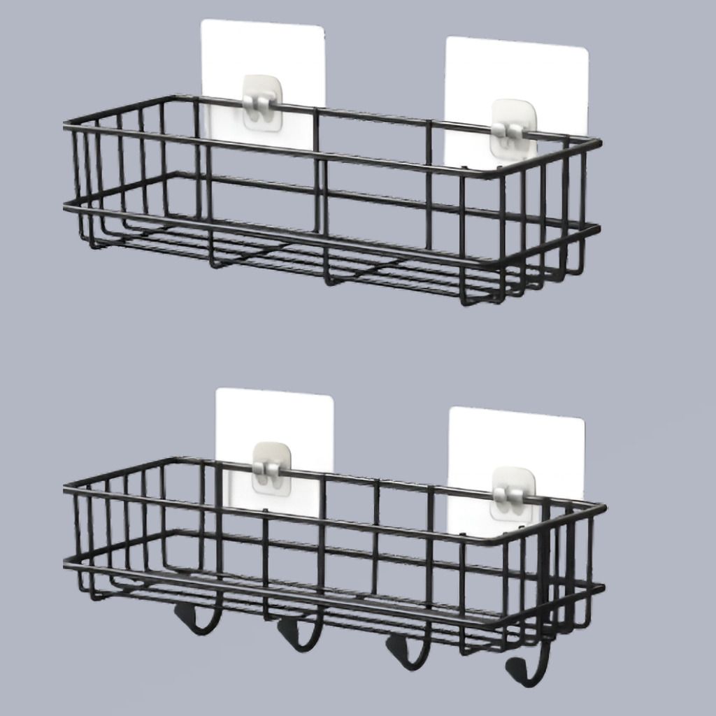 steelhaven Premium Iron Wall Mounted Bathroom Shelf Iron, Steel Wall Shelf-picture-28