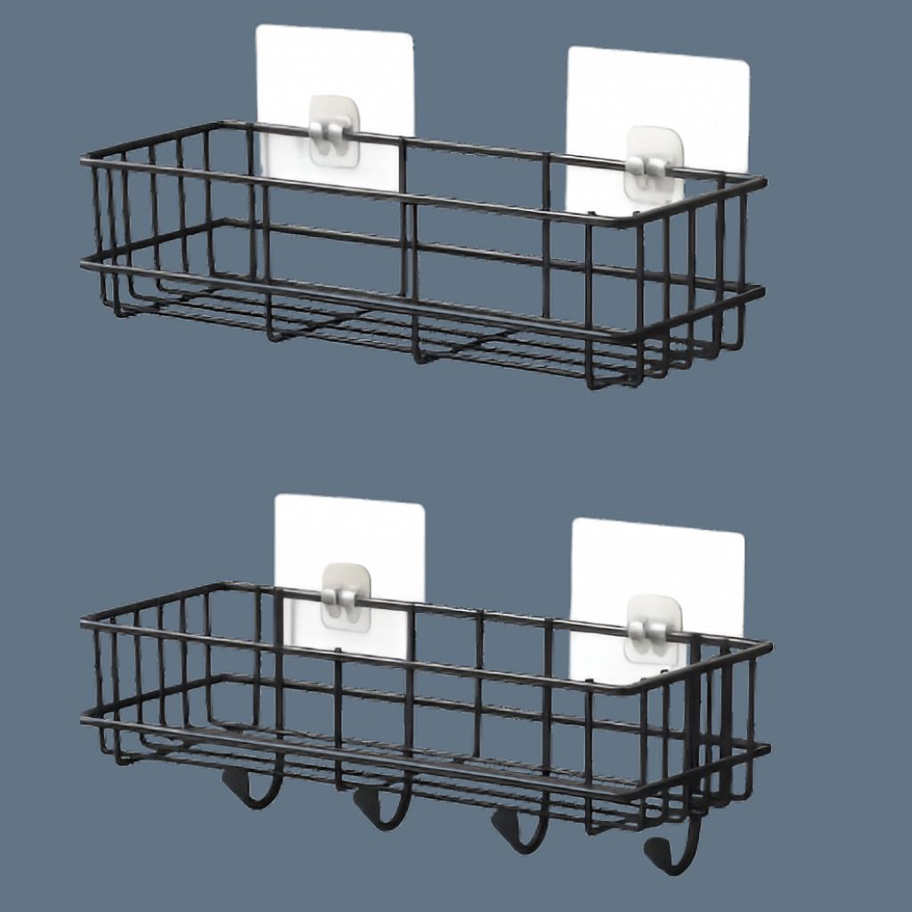 Classic Iron Bathroom Shelf Modern Wall Holder Iron, Steel Wall Shelf-image-8