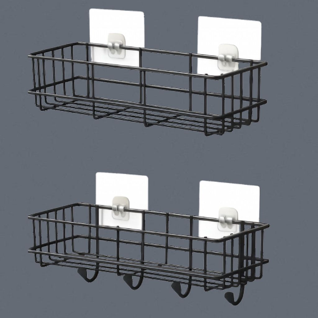 steelhaven Durable Iron Utility Shelf Bathroom Storage Iron, Steel Wall Shelf-picture-21