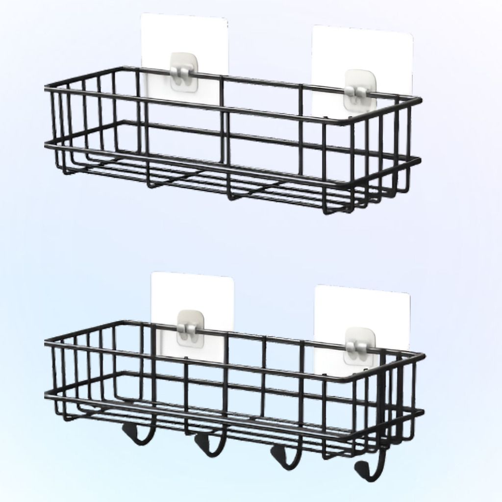 steelhaven Waterproof Bathroom Iron Wall Shelf Holder Iron, Steel Wall Shelf-picture-18