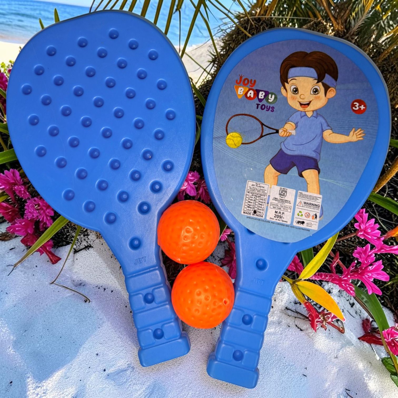 Kids Sports Tennis Bat Ball Set Durable Lightweight Practice Equipment Multicolor Unstrung Tennis Racquet-image-35