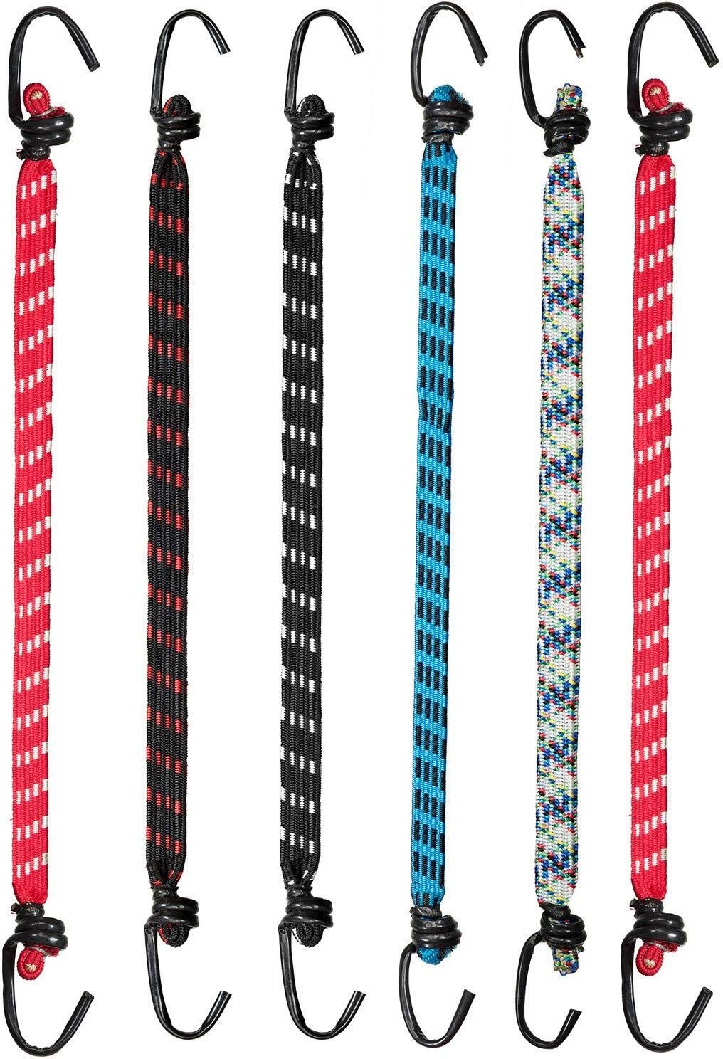 High Strength Elastic Rope For Hanging Clothes, Carrying Luggage etc Pack of 6pc Multicolor-image-41