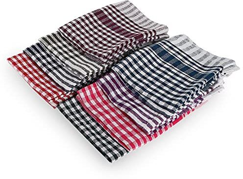 Highly Absorbent 18x18 inch Cotton Kitchen Napkin,Cleaning, Cloth(Pack of 6) Wet and Dry Cotton Cleaning Cloth-image-32