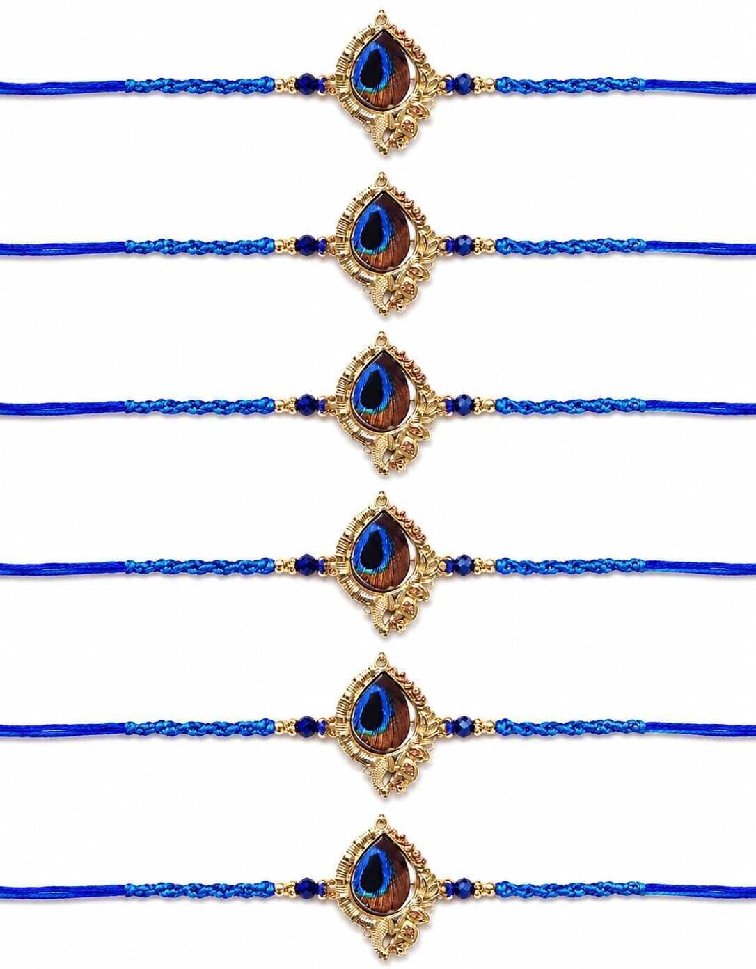 bloom Designer EE-RAKHI-04-MULTI-as1-MLT148 Mauli Thread Chawal Roli Pack Set-picture-44